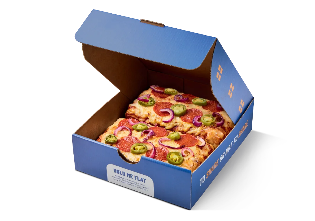 2 Slice Pepperoni Hot Shot Pizza Box