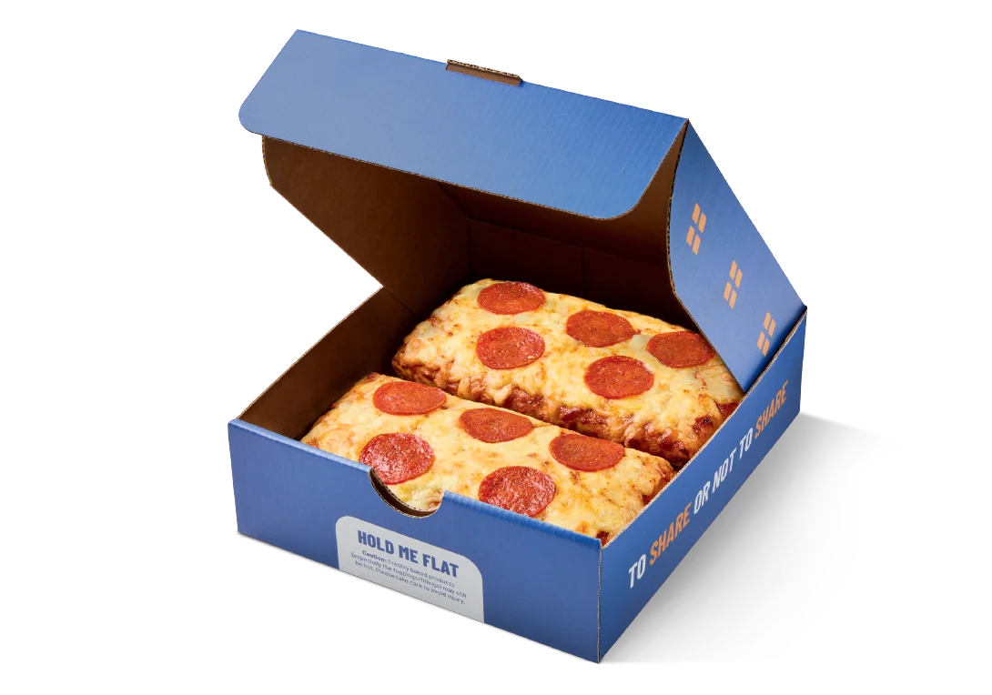 2 Slice Pepperoni Pizza Box