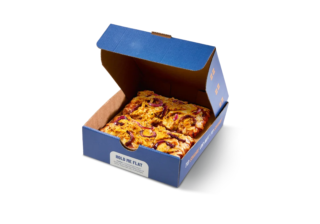 2 Slice BBQ Chicken & Bacon Pizza Box