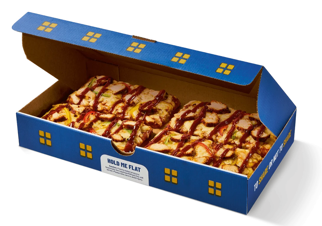 4 Slice Firecracker Chicken Pizza Box