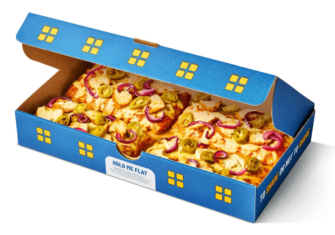 4 Slice Spicy Chicken Pizza Box