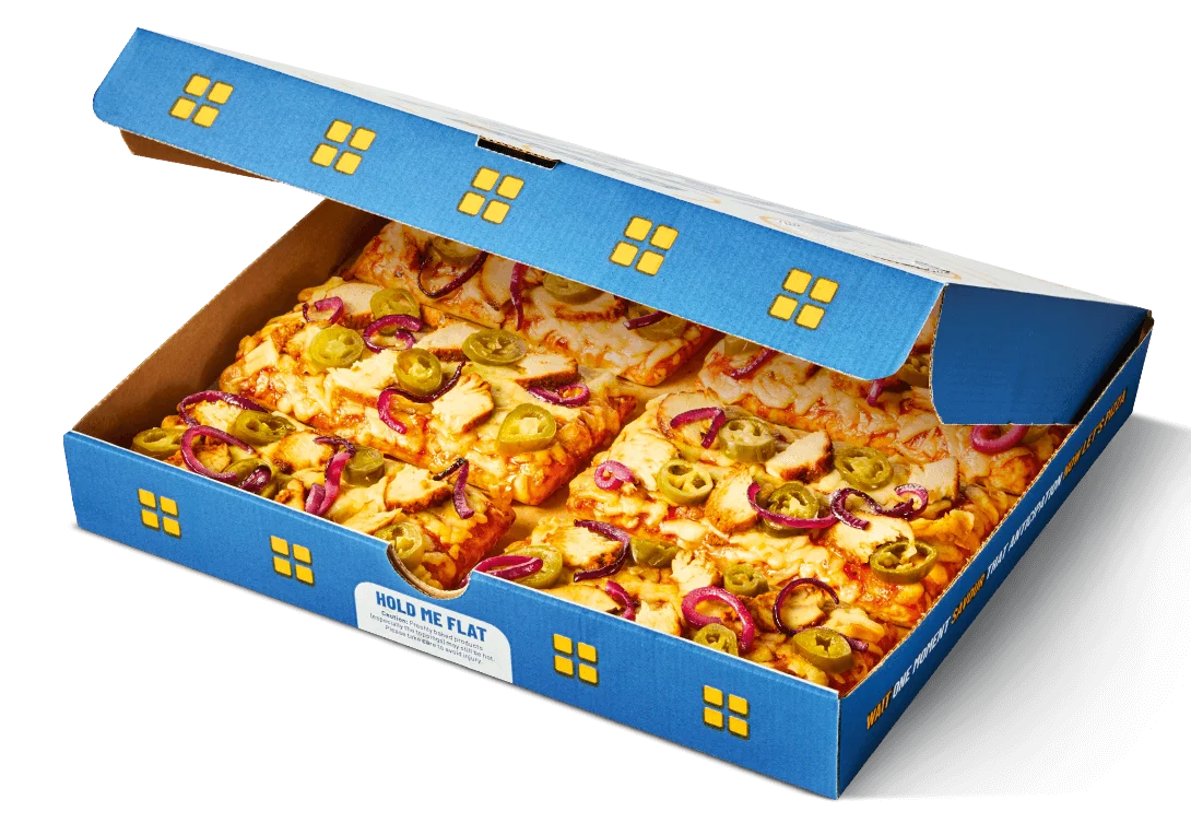 6 Slice Spicy Chicken Pizza Box