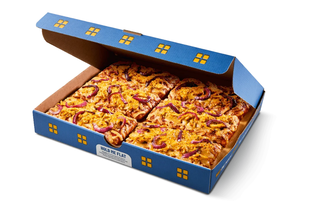 6 Slice Tandoori Chicken Pizza