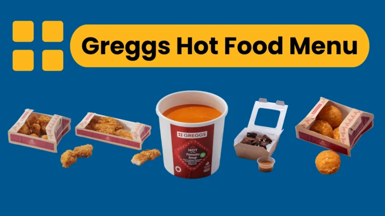 Greggs Hot Food Menu Prices & Pictures UK