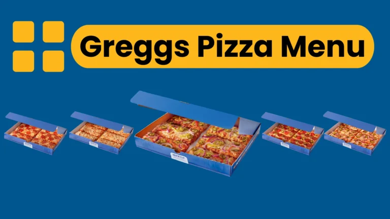 Greggs Pizza Menu Prices & Pictures UK