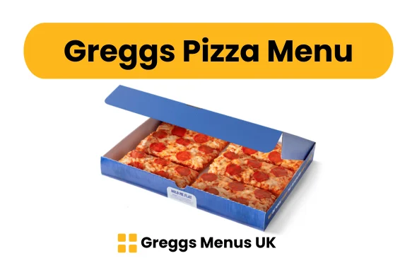 Greggs Pizza Menu